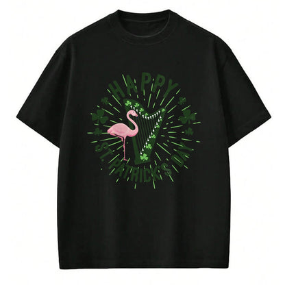 Patrick Day Shirts for Family, Funny Patrick Day shirts, st patrick's day Unisex T-Shirt/Hoodie/Sweatshirt HLT00 - Irish Flamingo Green Saint Patrick Day Lucky st pattys Party T-Shirt