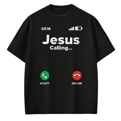 Christian Tee, Christian Faith Unisex T-Shirt/Hoodie/Sweatshirt HLT00 - Jesus Calling God Christ Faith Religious Christian Gift T-Shirt