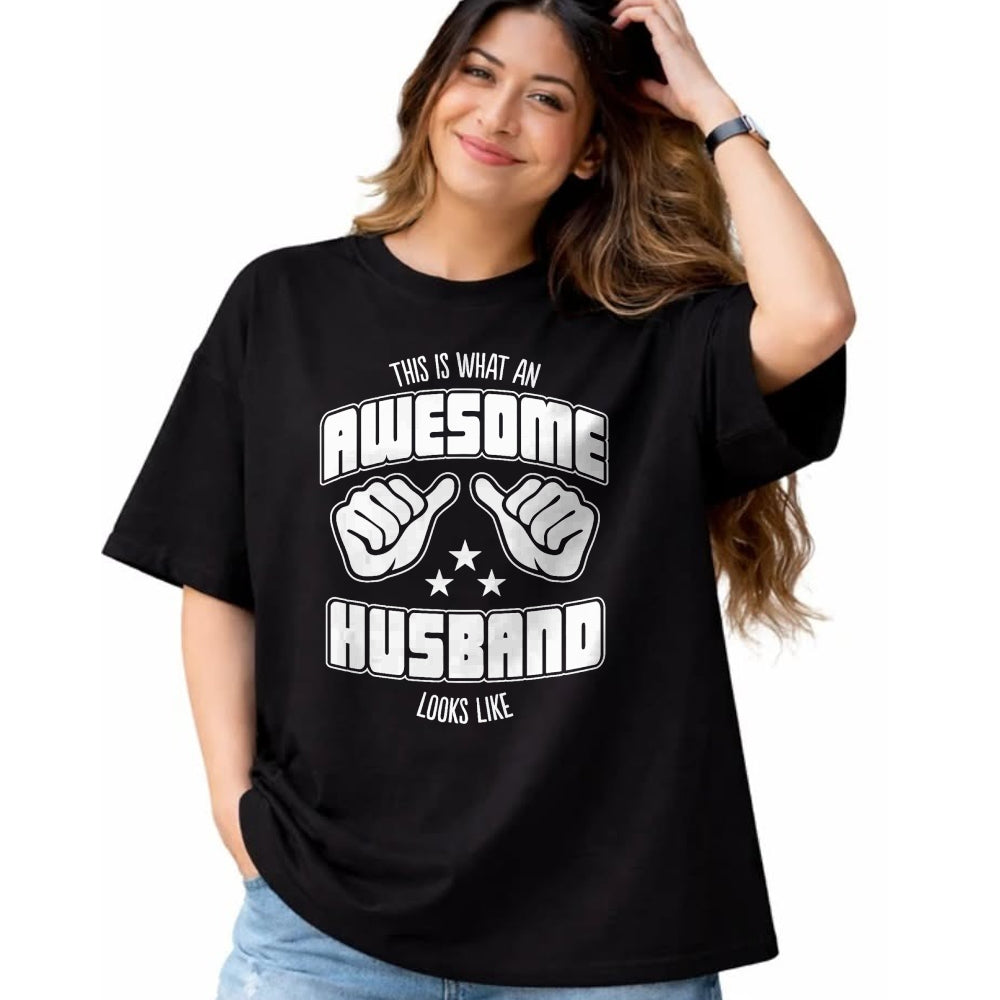 Best Wife Shirt, Wife and Husband Unisex T-Shirt/Hoodie/Sweatshirt HLT00 - This is What an Awesome Husband Looks Like T-Shirt Men Tee