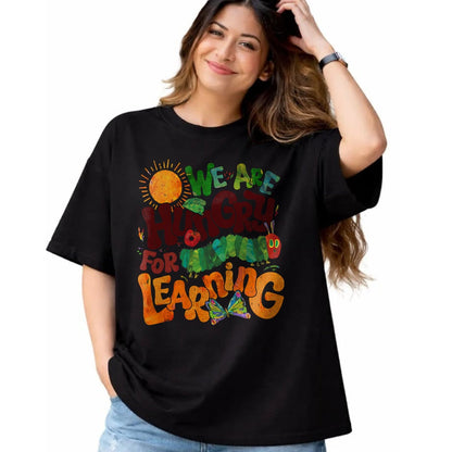 Best Student Shirt, Funny Back To School UnisexT-Shirt/Hoodie/Sweatshirt HLT00 - We are Hungry for Learning Teacher First Day Back to School T-Shirt