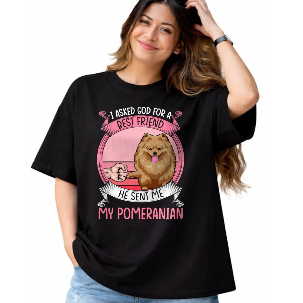 Dog Love Shirt, Dog Lover Gift T-Shirt/Hoodie/Sweatshirt HLT00 - Pomeranian Mom Dog Apparel Pom Dog Lovers for Women T-Shirt