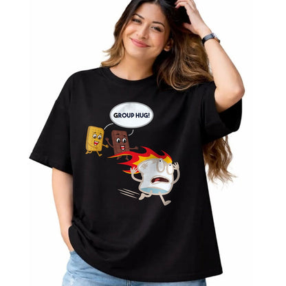 Funny Camping Shirt, Gift For Camping Lover Unisex T-Shirt/Hoodie/Sweatshirt HLT00 - Funny for Men Smores Camping Roasting Outdoor Women T-Shirt