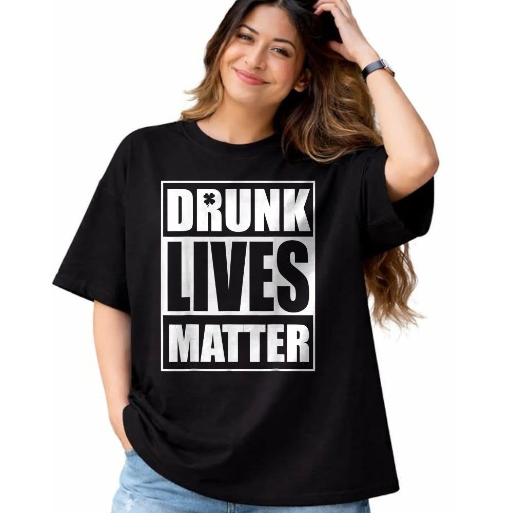 Patrick Day Shirts for Family, Funny Patrick Day shirts, st patrick's day Unisex T-Shirt/Hoodie/Sweatshirt HLT00 - Beer Drinking Drunk Lives Matter St Patrick Day Drinking T-Shirt
