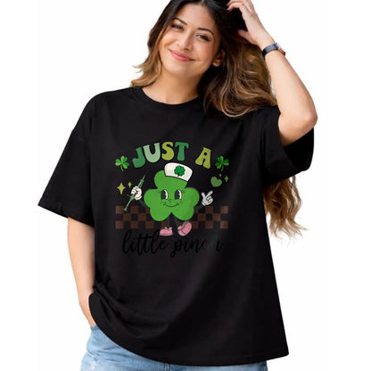 Patrick Day Shirts for Family, Funny Patrick Day shirts, st patrick's day Unisex T-Shirt/Hoodie/Sweatshirt HLT00 - Nurse St Patrick Day Just A Little Pinch RN L&D Phlebotomist T-Shirt
