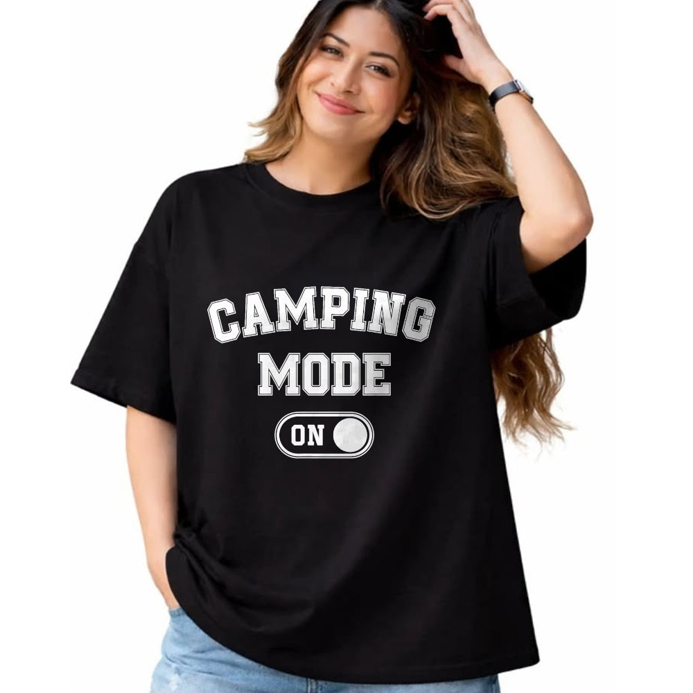 Funny Camping Shirt, Gift For Camping Lover Unisex T-Shirt/Hoodie/Sweatshirt HLT00 - Camping Mode On Funny Camper Gift Nature Lover Scout T-Shirt
