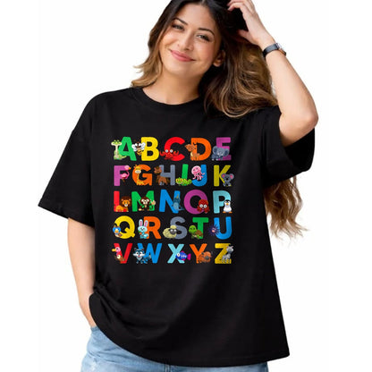 Best Student Shirt, Funny Back To School UnisexT-Shirt/Hoodie/Sweatshirt HLT00 - Zoo Animal Alphabet ABCs Animals Learning A-Z ABC Letters T-Shirt
