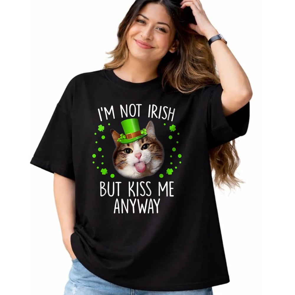 Patrick Day Shirts for Family, Funny Patrick Day shirts, st patrick's day Unisex T-Shirt/Hoodie/Sweatshirt HLT00 - I_m Not Irish But Kiss Me Anyway St. Patrick Day Gifts T-Shirt