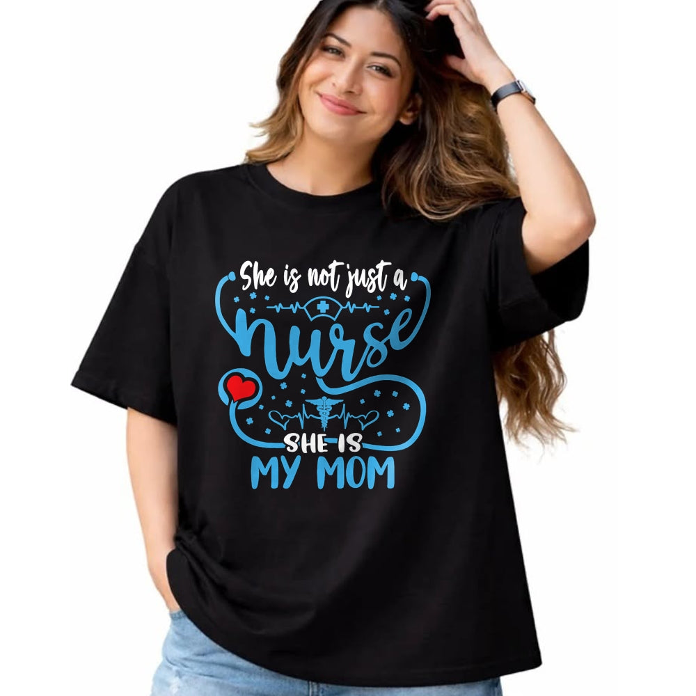 Funny Nurse Shirt, Nurse Unisex T-Shirt/Hoodie/Sweatshirt HLT00 - My Mom Is A Nurse Proud Nurse's Son Daughter RN LPN Family T-Shirt