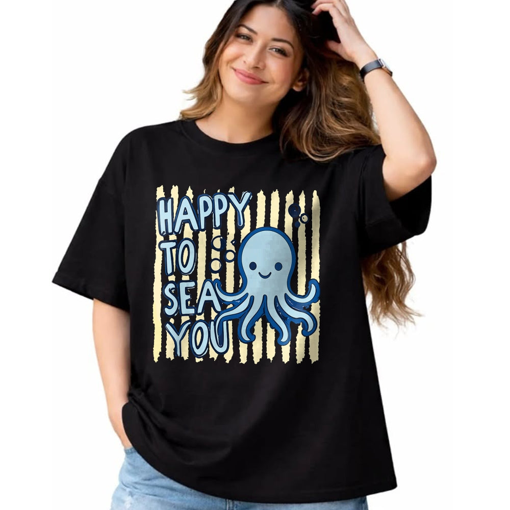 Best Student Shirt, Funny Back To School UnisexT-Shirt/Hoodie/Sweatshirt HLT00 - Happy to Sea You Teacher Sea Animals Back to School T-Shirt