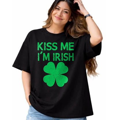 Patrick Day Shirts for Family, Funny Patrick Day shirts, st patrick's day Unisex T-Shirt/Hoodie/Sweatshirt HLT00 - Kiss Me I_m Irish Saint Patrick Day T-Shirt