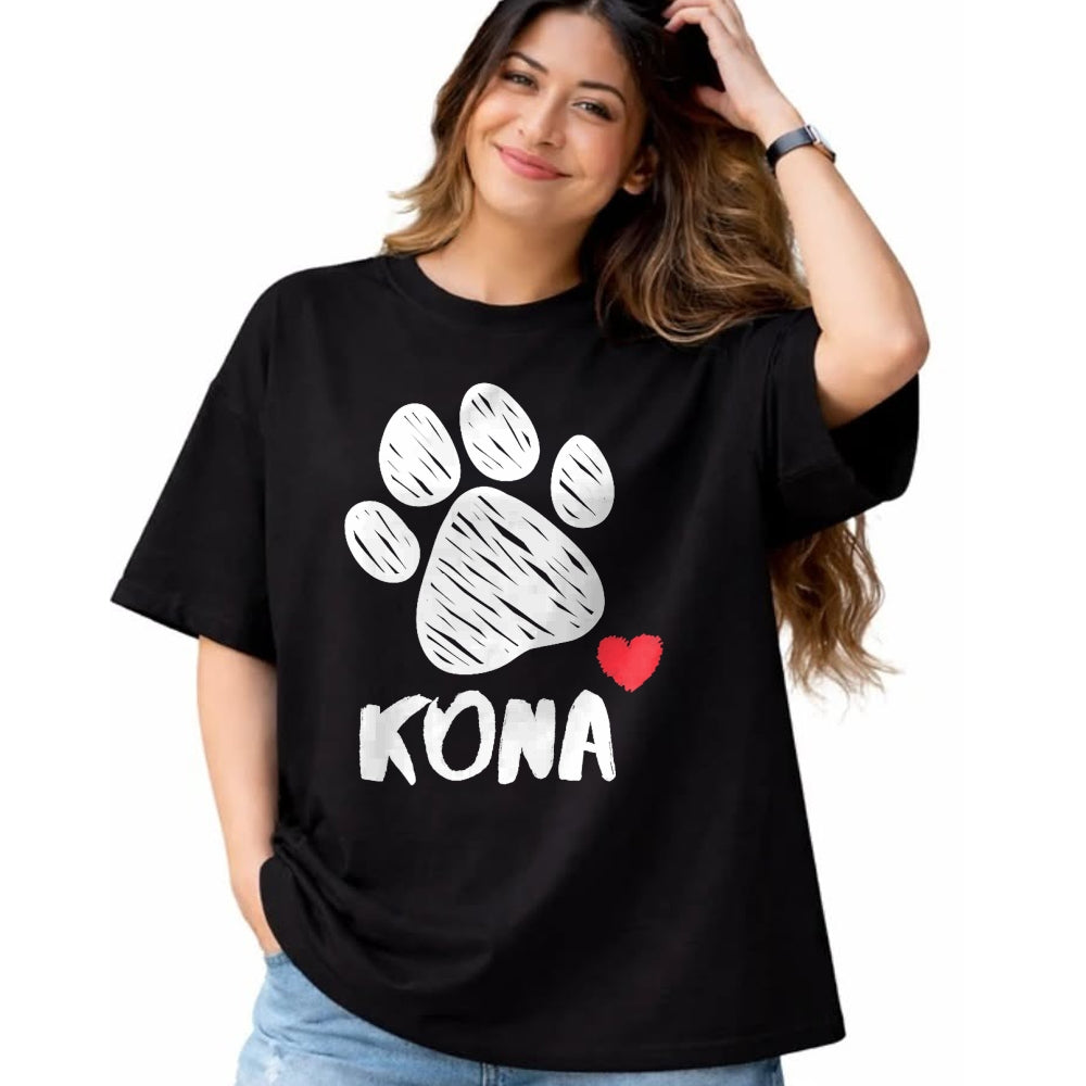 Dog Love Shirt, Dog Lover Gift T-Shirt/Hoodie/Sweatshirt HLT00 - Kona My Dog Kona I love My Dog Kona Puppy Love Dog Lover T-Shirt