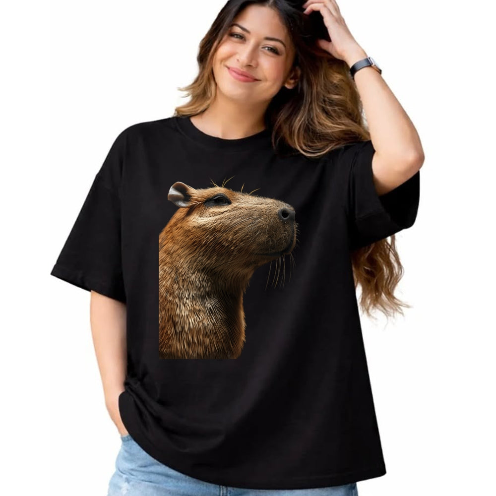 Cute Capybara Shirt, Funny Capybara Unisex T-Shirt/Hoodie/Sweatshirt HLT00 - Capybara Long Sleeve T-Shirt (7)