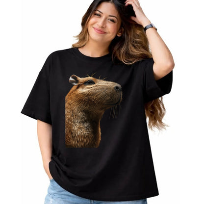 Cute Capybara Shirt, Funny Capybara Unisex T-Shirt/Hoodie/Sweatshirt HLT00 - Capybara Long Sleeve T-Shirt (7)