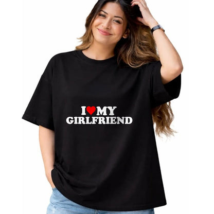Best Wife Shirt, Wife and Husband Unisex T-Shirt/Hoodie/Sweatshirt HLT00 - I Love My Hot Girlfriend I Heart My Hot Girlfriend GF T-Shirt (1)