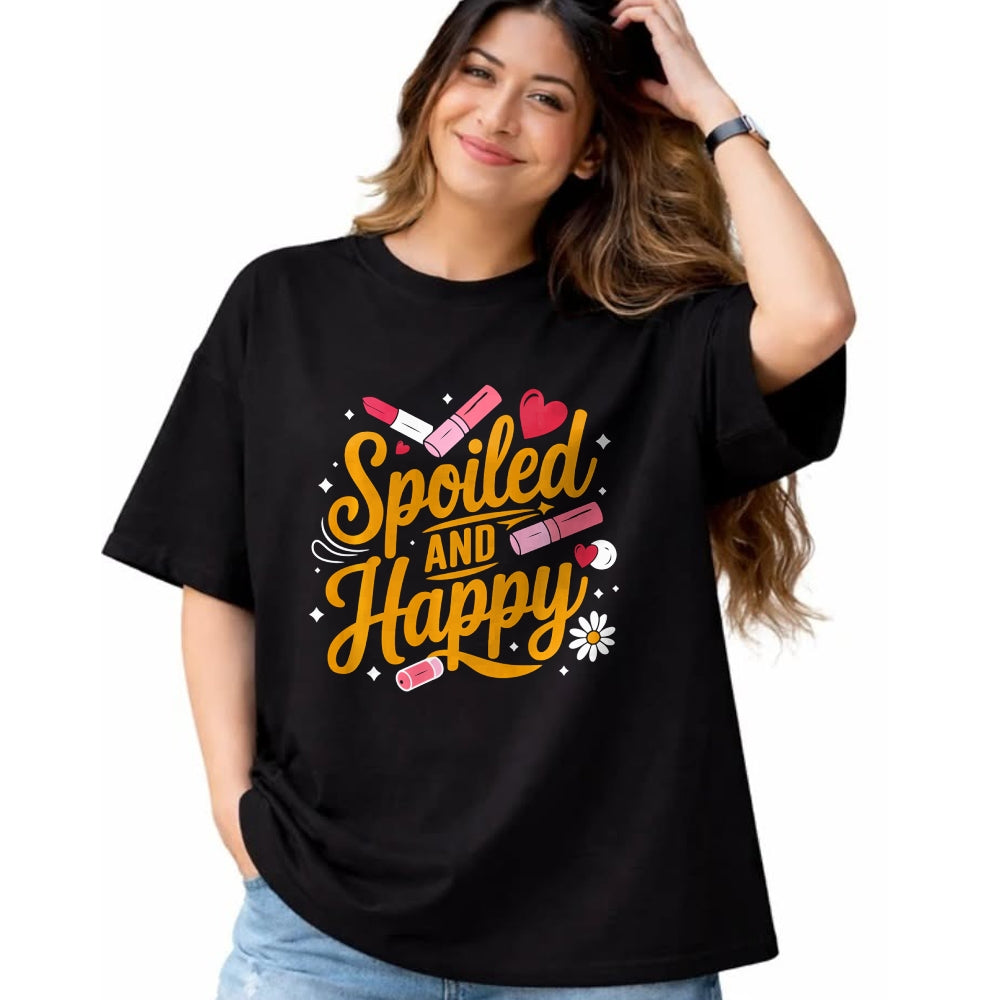Best Wife Shirt, Wife and Husband Unisex T-Shirt/Hoodie/Sweatshirt HLT00 - Gift for wife T shirt, spoiled wife   Spoiled And Happy Spoiled Wife Sweatshirt