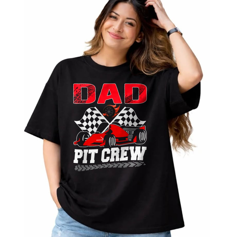 Best Thanksgiving Family Shirt , Funny Thanksgiving UnisexT-Shirt/Hoodie/Sweatshirt HLT00 - Dad Pit Crew Racing Family Race Car Birthday Boy T-Shirt