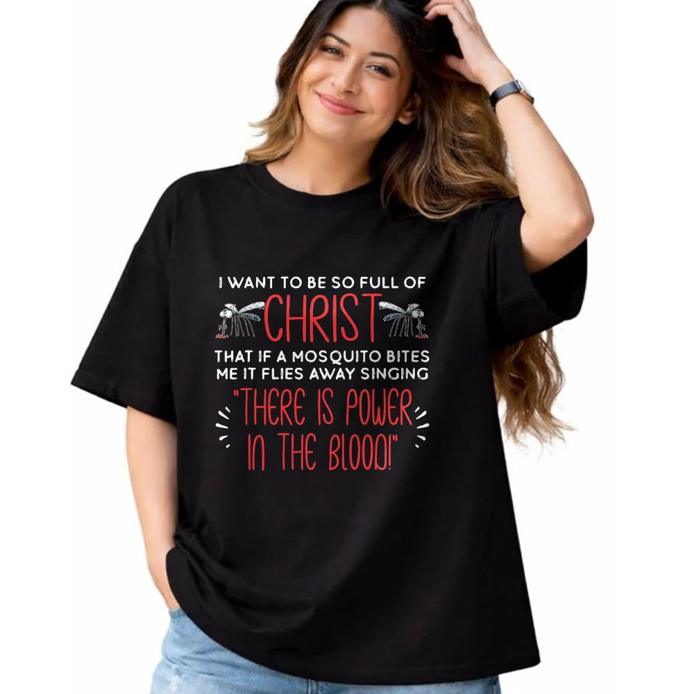 Christian Tee, Christian Faith Unisex T-Shirt/Hoodie/Sweatshirt HLT00 - Christian Mosquito Joke Funny Religious Christ Follower T-Shirt Jesus T-Shirt (Copy)