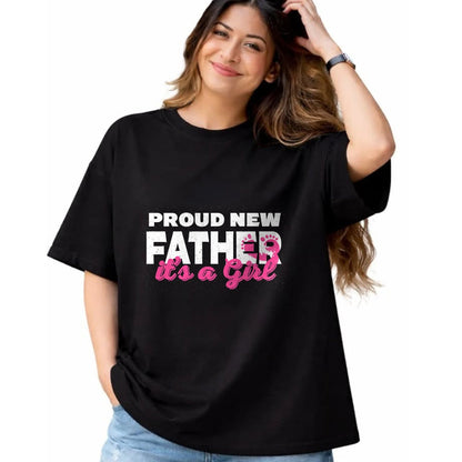 Gift for Dad Shirt, Funny Dad Unisex T-Shirt/Hoodie/Sweatshirt HLT00 – Proud New Dad Girl Daddy Father_s Day T-Shirt