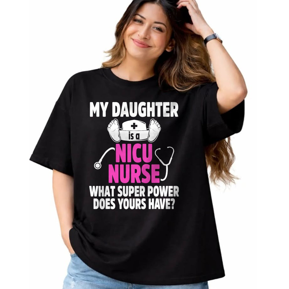 Funny Nurse Shirt, Nurse Unisex T-Shirt/Hoodie/Sweatshirt HLT00 - NICU Nurse Daughter Neonatal Newborn Nursing RN T-Shirt