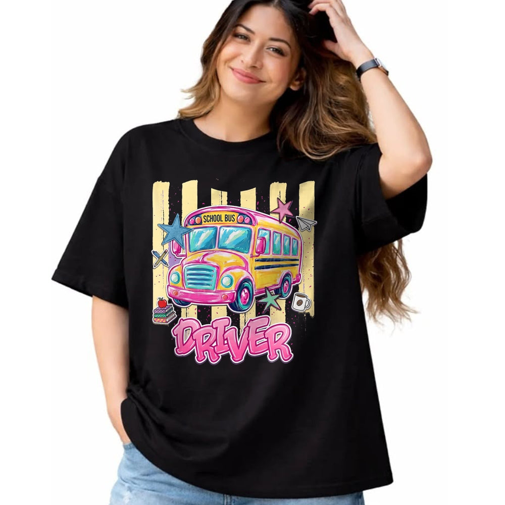 Best Student Shirt, Funny Back To School UnisexT-Shirt/Hoodie/Sweatshirt HLT00 - School Bus Driver Preppy Back to School Women Apparel T-Shirt