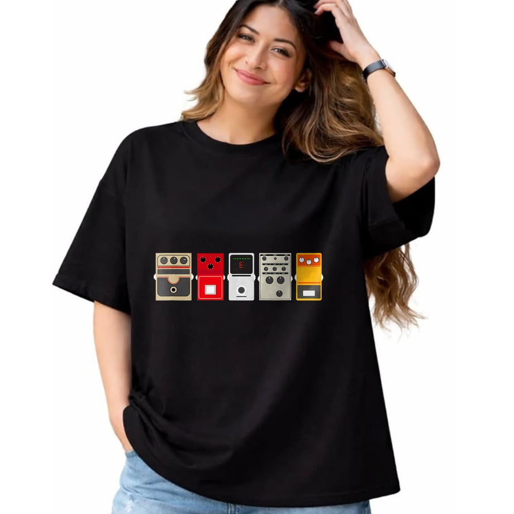 Guitar Lover Shirt, Funny Guitar UnisexT-Shirt/Hoodie/Sweatshirt HLT00 - Guitar Effects PedalStomp Box Rock T Shirt T-Shirt