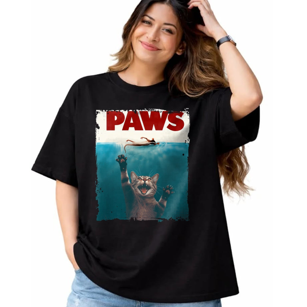 Cat Love Shirt, Funny Cat Lover Gift UnisexT-Shirt/Hoodie/Sweatshirt HLT00 - Paws Kitten Meow Parody Funny Cat Lover Gifts Cute Cat T-Shirt