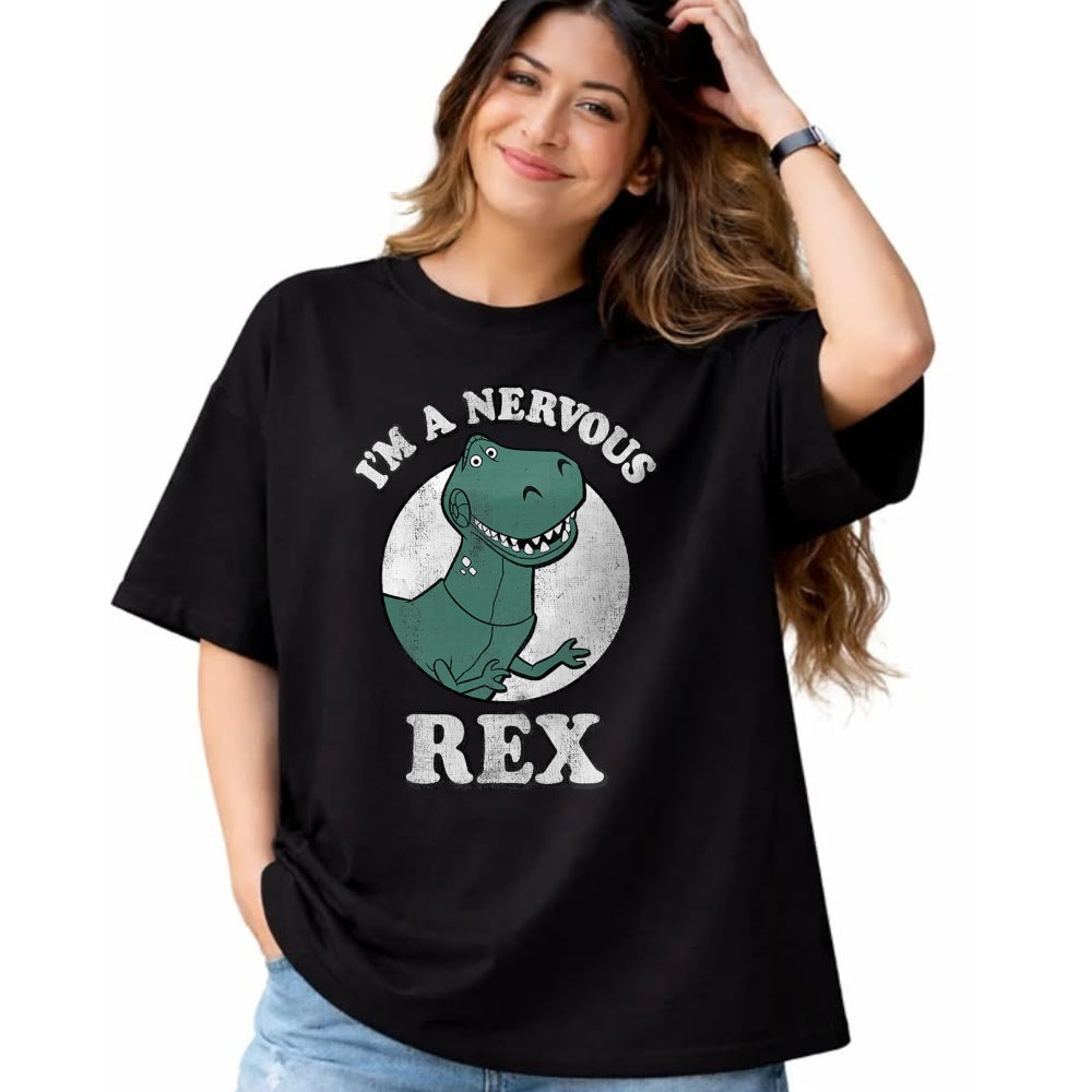 Best Dinosaur Lover Shirt, Funny Dinosaur UnisexT-Shirt/Hoodie/Sweatshirt HLT00 - Disney Pixar Toy Story I_m A Nervous Rex Dinosaur T-Shirt