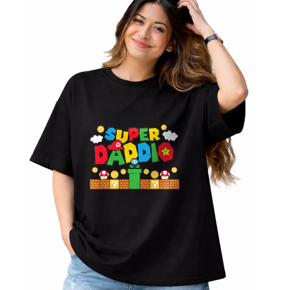 Gift for Dad Shirt, Funny Dad Unisex T-Shirt/Hoodie/Sweatshirt HLT00 – Super Daddy - Father_s Day Shirt Gift - Father_s Day Gift T-Shirt