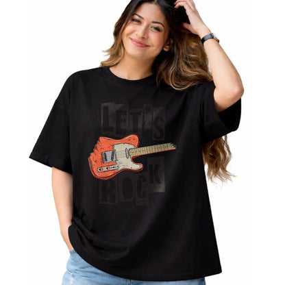 Guitar Lover Shirt, Funny Guitar UnisexT-Shirt/Hoodie/Sweatshirt HLT00 - Let_s Rock Electric Guitar Music Lover Band Guitarist Retro Vintage Tees T Shirts for Men and Women