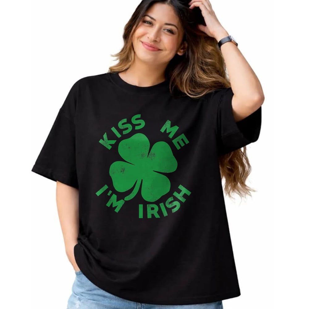 Patrick Day Shirts for Family, Funny Patrick Day shirts, st patrick's day Unisex T-Shirt/Hoodie/Sweatshirt HLT00 - kiss me im irish  saint patrick day  women (1)