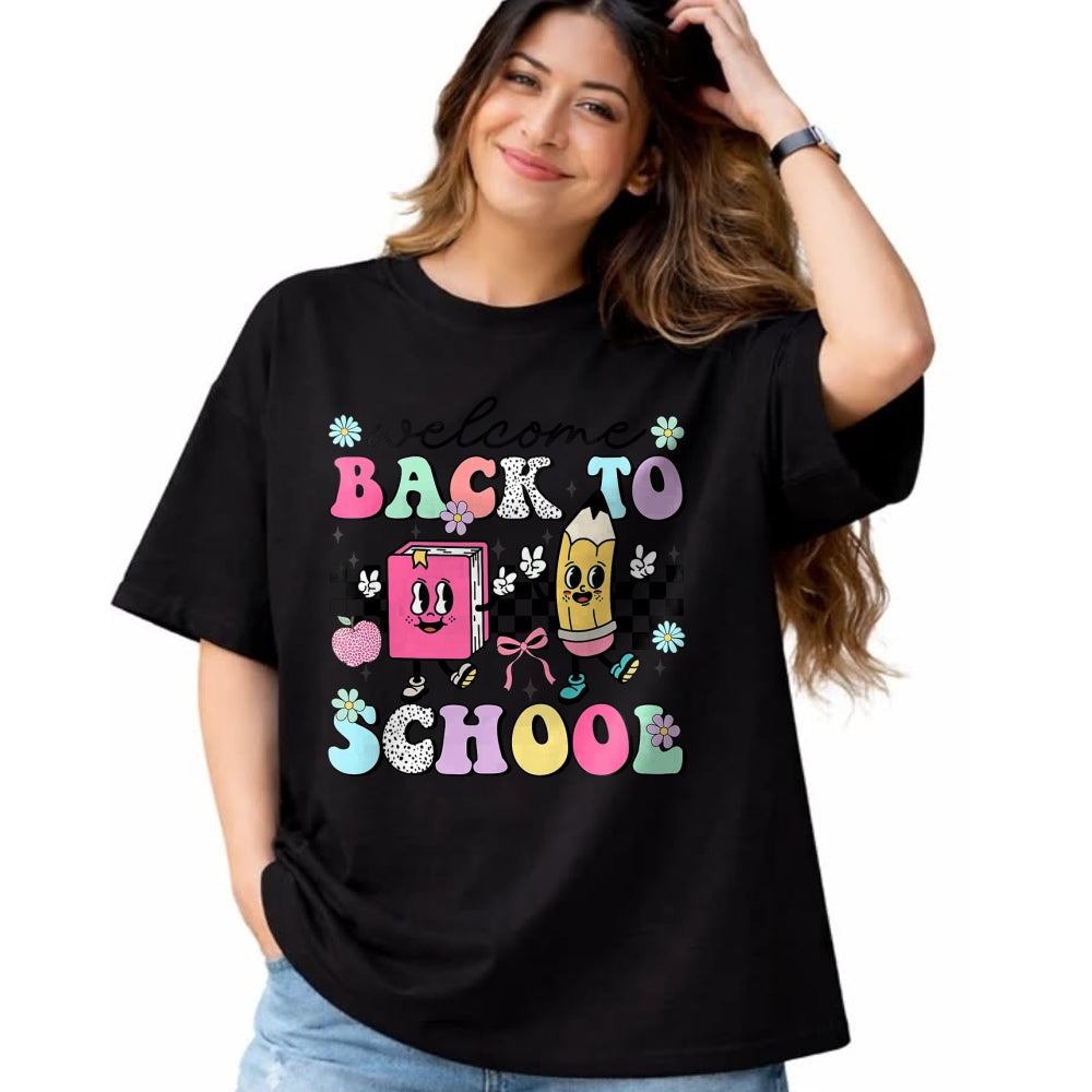Best Student Shirt, Funny Back To School UnisexT-Shirt/Hoodie/Sweatshirt HLT00 - Welcome Back to School 2026 Teachers Students First Day T-Shirt
