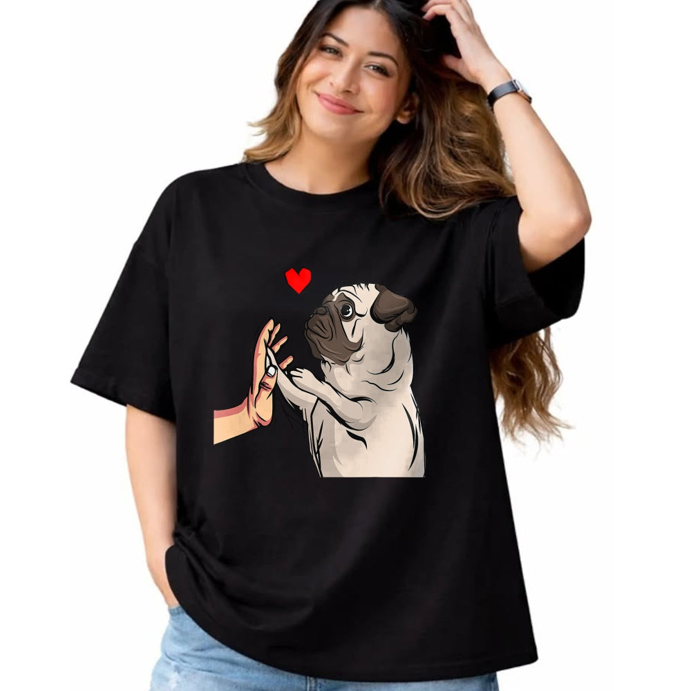 Dog Love Shirt, Dog Lover Gift T-Shirt/Hoodie/Sweatshirt HLT00 - Pug Love Funny Dog Lover Owner Girls Gift T-Shirt