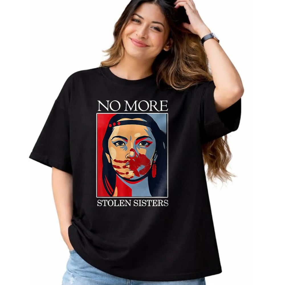 Native American T-Shirts, Vintage Native American Unisex T-Shirt/Hoodie/Sweatshirt HLT00 - Honor Awareness Native Americans No More Stolen Sisters