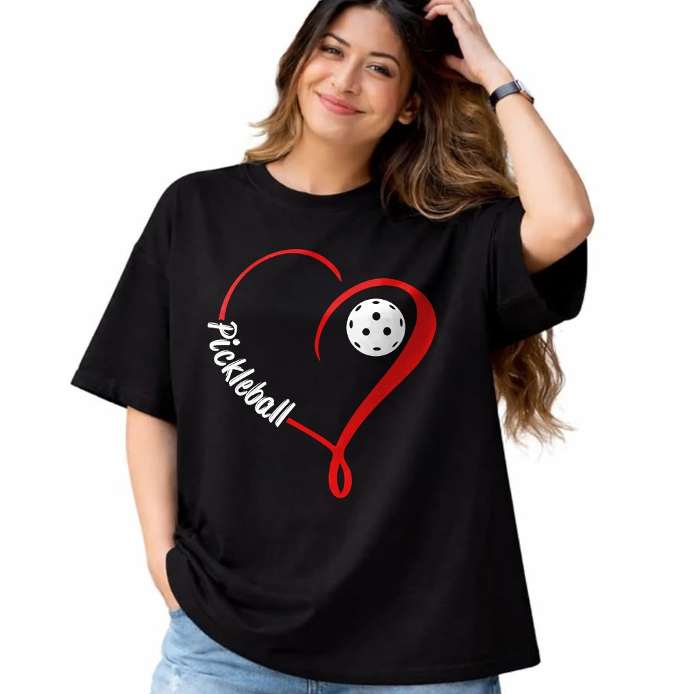 Funny Pickleball Shirt, Pickleball Lover Unisex T-Shirt/Hoodie/Sweatshirt HLT00 - Love Pickleball Long Sleeve T-Shirt