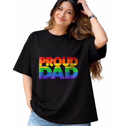 Gift for Dad Shirt, Funny Dad Unisex T-Shirt/Hoodie/Sweatshirt HLT00 – Gay Pride Shirt Proud Dad LGBT parent t-shirt Father_s Day T-Shirt