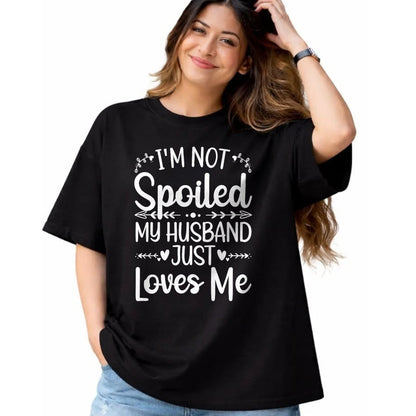 Best Wife Shirt, Wife and Husband Unisex T-Shirt/Hoodie/Sweatshirt HLT00 - Gift for wife T shirt, spoiled wife   Funny Spoiled Wife Art For Women Girls Husband Spoiled Wife Pr (4)