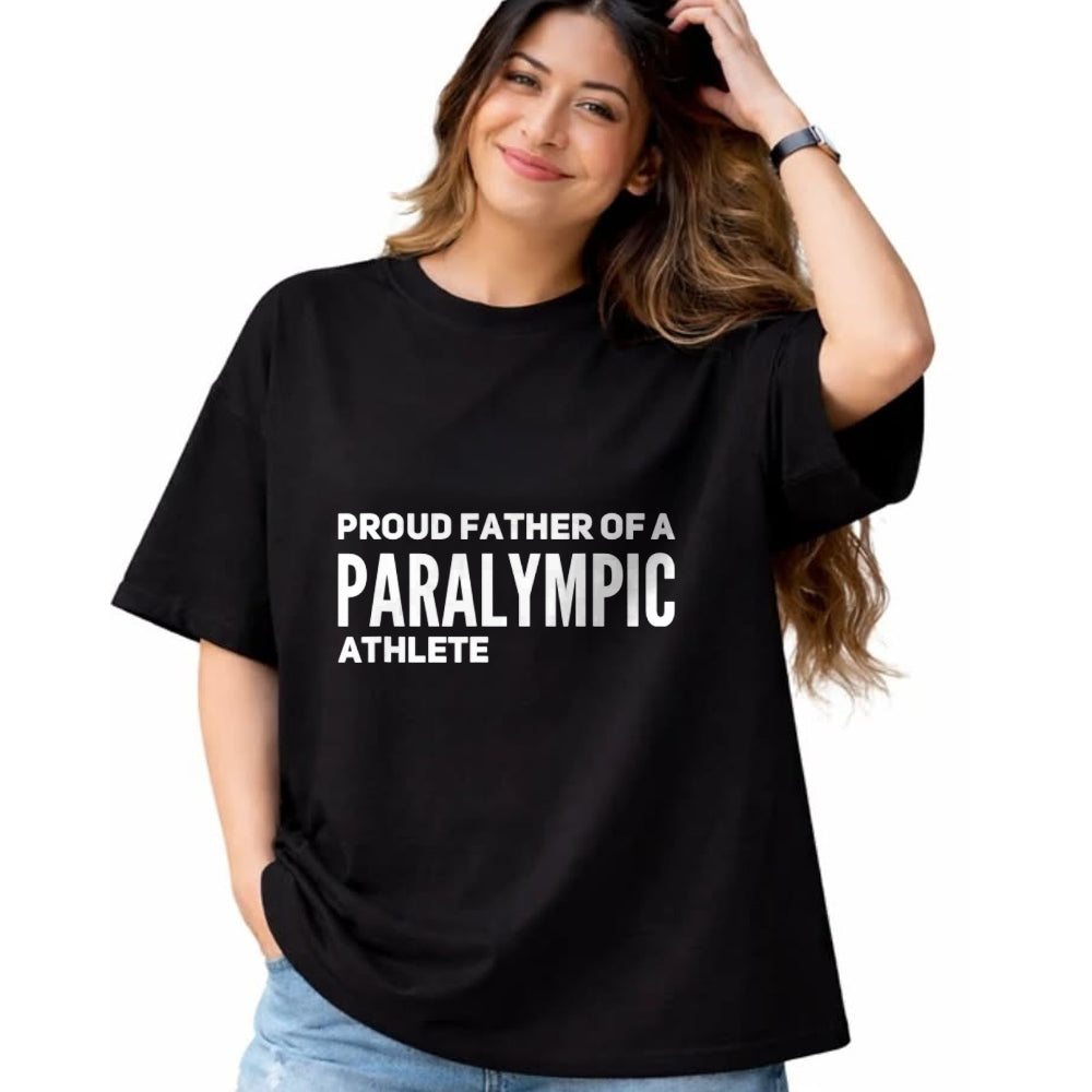 Gift for Dad Shirt, Funny Dad Unisex T-Shirt/Hoodie/Sweatshirt HLT00 – Mens Proud Father of a Paralympic Athlete T-Shirt