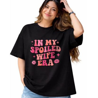 Best Wife Shirt, Wife and Husband Unisex T-Shirt/Hoodie/Sweatshirt HLT00 - Gift for wife T shirt, spoiled wife   In My Spoiled Wife Era Funny Husband T-Shirt