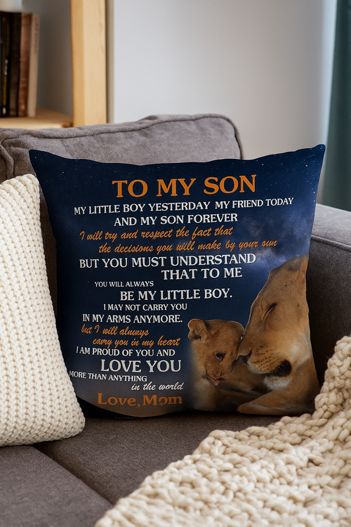 To My Son From Mom Pillow (SKUP10-110)