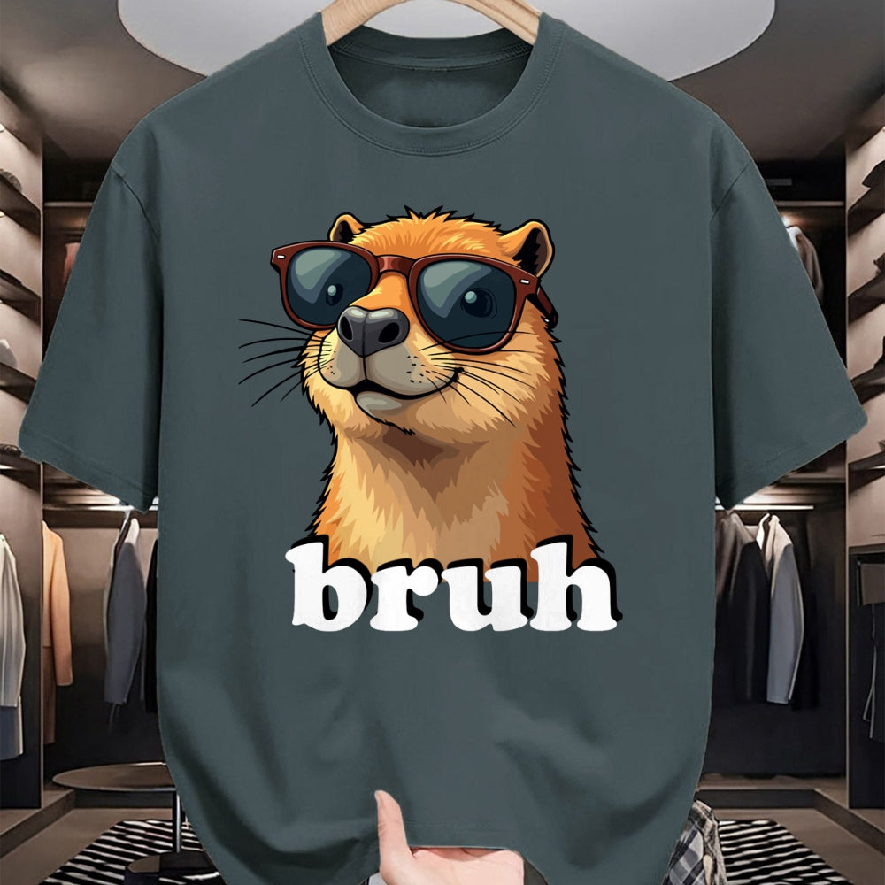 Cute Capybara Shirt, Funny Capybara Unisex T-Shirt/Hoodie/Sweatshirt HLT00 - Capybara Long Sleeve T-Shirt (4)