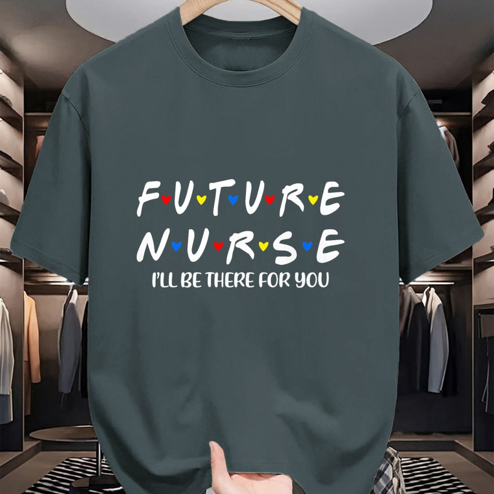 Funny Nurse Shirt, Nurse Unisex T-Shirt/Hoodie/Sweatshirt HLT00 - Future Nurse Funny Nursing Student Nurse School In Progress T-Shirt