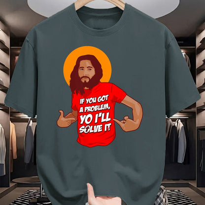 Christian Tee, Christian Faith Unisex T-Shirt/Hoodie/Sweatshirt HLT00 - Funny Jesus Christian Meme Yo I_ll Solve It Christmas T-Shirt