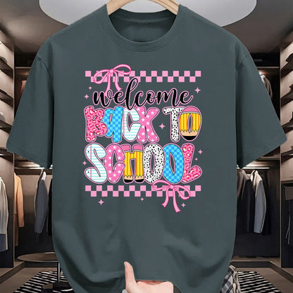 Best Student Shirt, Funny Back To School UnisexT-Shirt/Hoodie/Sweatshirt HLT00 - Welcome Back to School First Day Teacher Girls Kids Coquette T-Shirt