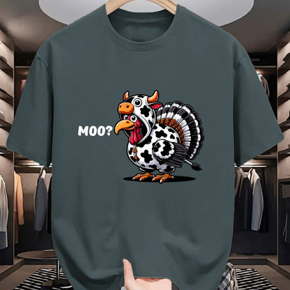 Best Thanksgiving Family Shirt , Funny Thanksgiving UnisexT-Shirt/Hoodie/Sweatshirt HLT00 - Turkey Moo Funny Thanksgiving T-Shirt