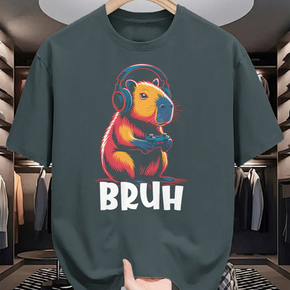Cute Capybara Shirt, Funny Capybara UnisexT-Shirt/Hoodie/Sweatshirt HLT00 - Bruh Video Games Boys Capybara T-Shirt