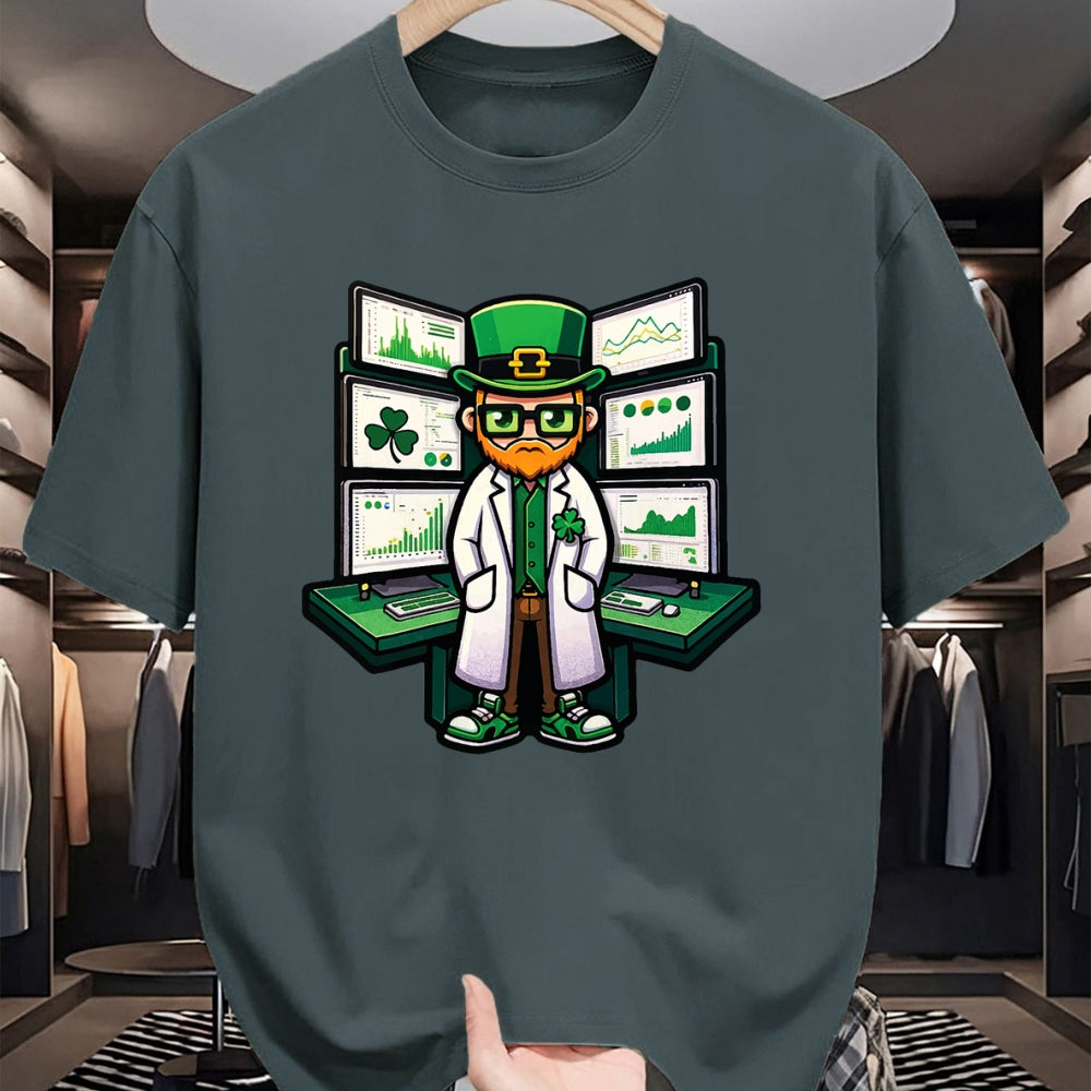 Patrick Day Shirts for Family, Funny Patrick Day shirts, st patrick's day Unisex T-Shirt/Hoodie/Sweatshirt HLT00 - Data Analyst St. Patrick Day Lucky Irish Science Scientist T-Shirt