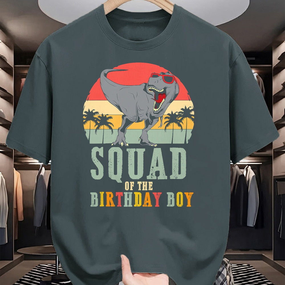 Best Dinosaur Lover Shirt, Funny Dinosaur UnisexT-Shirt/Hoodie/Sweatshirt HLT00 - Funny Dinosaur Fan Squad Birthday Boy Dino T-Rex Adults Kids T-Shirt