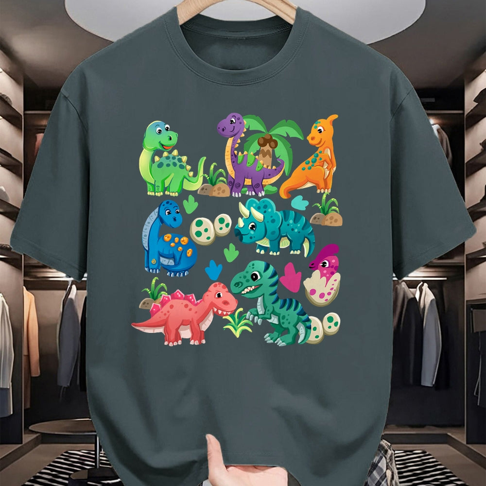Best Dinosaur Lover Shirt, Funny Dinosaur UnisexT-Shirt/Hoodie/Sweatshirt HLT00 - Types of Dinosaurs Alphabet A-Z ABC Dino Identification T-Shirt, Youth, Purple, X-Small