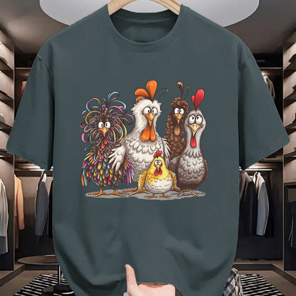 Best Thanksgiving Family Shirt , Funny Thanksgiving UnisexT-Shirt/Hoodie/Sweatshirt HLT00 - Chicken Art T Shirts Crazy Chicken Tees for Men Women Kids Funny Vintage Graphic Tee