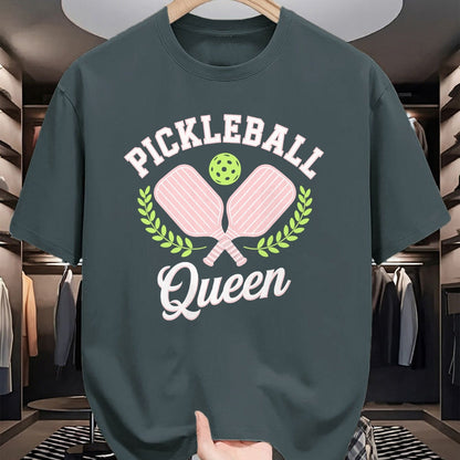 Funny Pickleball Shirt, Pickleball Lover Unisex T-Shirt/Hoodie/Sweatshirt HLT00 - Pickleball Queen Funny Pickleball Player T-Shirt